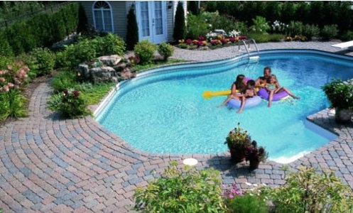 私家別墅泳池圖片