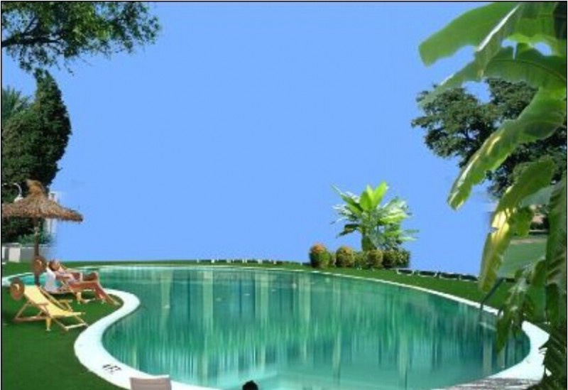 私家别墅泳池图片